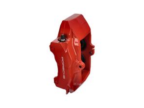 Pinza de freno delantera, sin usar, con daños en la pintura. Porsche 996 Carrera 4S/Turbo/GT3 y 997 Carrera S/4S/GTS/Targa 4S - 99635142910, 99635143010