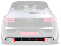 Tablier de pare-chocs arrière. Porsche Macan 2014>> - HA142, 95B8078376M7 - HA142