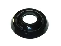 Rosette for window winder and door handle, Black. Porsche 356 Pre-A - 35653711