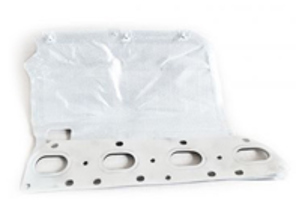 Guard plate for exhaust manifolds. Porsche 970 Panamera - 94811104101, 94811104201, 574.672, 574.682