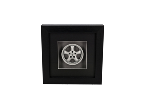 Handmade 1:8 Scale Porsche 993 Cup II Wheel Model – Silver - Hand Assembled & Box Framed - 99336211400, 99336211801, 99336211601, 99336212400, 99336212801, 9933621280061M, 9933621280261M, 99336212601, 99336212602 - BF WH 993 CUP2