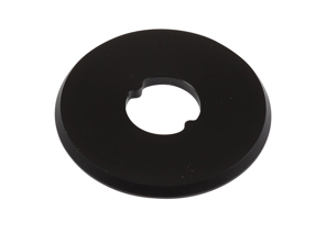 Achterplaat voor contactschakelaar, kunststof, zwart. Porsche 911 63-67 - 90161319110, 90161319155 - 1690450700