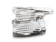 Bouclier de protection thermique du pare-chocs arrière. Porsche 957 Cayenne - 95550574700, 95550574800