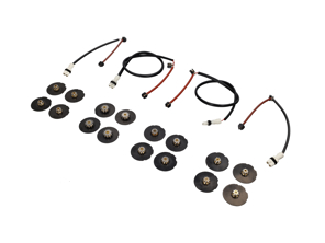 刹车线传感器和垫片套件保时捷 928 S4 1989-92 前部和后部 - 92861231302, 92861231304, 92861231502, 92861231504, 92835109619, 92835209611, 92835209610, 92835109617