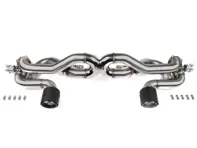 Auspuff Valvetronic X-Pipe-System. Porsche 718 GT4 / GTS / Spyder (2020+) - 982251053D, 982251053G