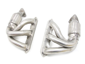 Exhaust Manifold / Header with 200 CELL CAT for Porsche Boxster 987/ Cayman   DesignTek - 98711310407, 987113104AX, 98711310408, 98711310410, 98711310805, 987113108AX, 98711310605, 98711310606, 987113106AX, 98711310307, 987113103AX, 98711310310, 98711310705, 987113107AX, 98711310505, 98711310506, 987113105AX
