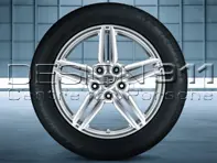 19' Cayenne Design II lichtmetalen velgen & winterbanden Origineel Porsche - 95804460083, 95804460084