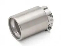 Mascherina tubo di scappamento acciaio spazzolato Porsche 718 Boxster e Cayman 2.0ltr/2.5ltr