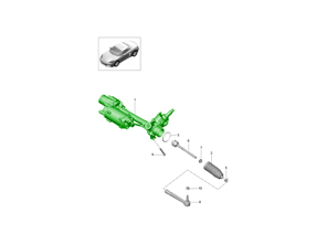 翻新保时捷转向齿条，适用于左侧驾驶（LHD）保时捷 718（982）Boxster / Cayman 和 991-2 Carrera / Targa / Turbo - 99134701165, 99134701166, 99134701167, 99134700568