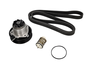 Water pump, belt & thermostat insert kit Porsche 958 Cayenne 3.6ltr - 95810603304, 95810612602, 95810612601, 95810612600, WHT000863, 94610225230, 95810603303, 95810603302, 95810603301, 95810603300, 95510293300