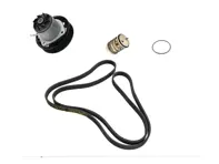 Water pump, belt & thermostat insert kit Porsche 958 Cayenne 3.6ltr - 95810603304, 95810612602, 95810612601, 95810612600, WHT000863, 94610225230, 95810603303, 95810603302, 95810603301, 95810603300, 95510293300