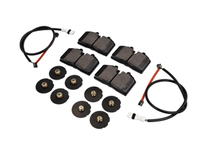 Kit pastiglie freno POSTERIORI, sensori, spessori Porsche 993 C4 Brembo - 96435193903, 99361236501, 99635208600, 99635208602