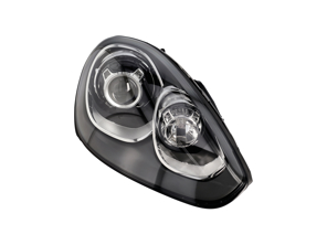 Xenonkoplamp, links. Porsche 92A Cayenne 2015-18 - 958941029Q, 95863117540, 95863117541, 958941029A, 958941029M