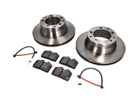 Pack plaquettes et disques de frein arrière. Porsche 944 S2 3.0L 16V 1989-91 Textar - 95135204105, 94461236502, 96435193903, 95135193908, 95135204102