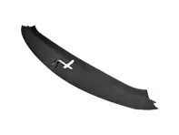 Pezzo di rifinitura nero per vano portaoggetti anteriore - circonda il fermo. Porsche 718 (982) Boxster e Cayman / 991-2 Carrera 2 - 991555411021E0 - 991555411021E0