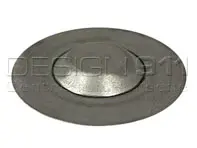 Vloerafvoercups voor accubak. Porsche 356 (1950-55) - 64450103700 - PP100C, P100C