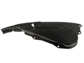 Engine cover for timing belt rear, left. Porsche 911 69-77 - 90110670200, 1682600870, 591091-5