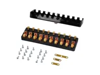 Portafusibles cerámico de 10 polos. Porsche 911 1970-73 - 91161208600, 911808-024
