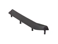 Labio de goma. Porsche 986 Boxster - 98650489400, 98650489300