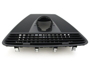 Armaturenbrett-Mittelabdeckung in Schwarz. Porsche 971 Panamera - 971858122E5Q0, 971858122A5Q0, 971858122E, 971858122A