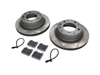 Pastiglie freno sportive POSTERIORI e pacchetto disco freno scanalato. Porsche 911 3.2L 1984-89 - 91135295006, 91135295007