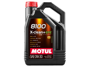 MOTUL 8100 X-CLEAN+ EFE 0W-30 Motoröl 5ltr - 111678
