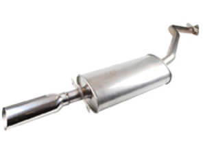 Rear exhaust, sport, stainless steel. With TÜV/EEC approval Porsche 924S / 944 - 1620613200, 94411108301, 92.490SKIN, 1620706300, 92.490 - 1620613200