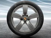 Cerchi in lega da 20' Cayenne Sport Classic Platinum (satinato-lucido) e pneumatici estivi originali Porsche - 9Y0044661E