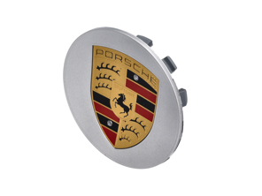 Copriruota, argento brillante. Porsche Cayenne / Panamera / Boxster / Cayman - 9P1601147A8Z8, 9P1601147A, 7PP601150A8ZA, 99736130304, 7PP601150A