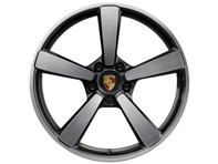 Centerlock Turbo S Exclusive Design lichtmetalen voorwiel in zwarte afwerking 20" 9.5J ET44 - 992601025AJ041