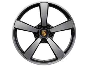 Turbo Exclusive Design front alloy wheel in Black finish 20' 9.5J ET44 PCD 5/130 - 992601025AJ041