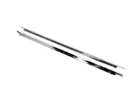 Chrome top of door trims kit for Porsche 356 Pre-A / 356A Coupe. - 35652803, 356 52803 - NLA52803