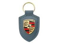 Porsche embleem sleutelhanger, Shore Blue Metallic. - WAP0500400RSAS