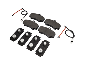 FRONT Brake pads, sensors, shims kit Porsche 996 Turbo / 996 C4S Brembo - 99635194913, 99661236501, 99635108901