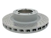 Disco freno anteriore, monoblocco forato, 322x32 mm. Porsche 964 RS / TURBO 3.3L / TURBO-LOOK - 96535104300, 96535104400 - PFL39653, PFR39654