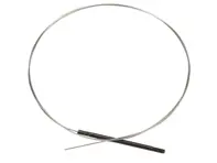Hood or engine lid release cable. Porsche 914 - 91451109110 - 914 511 091 10, 1670700500