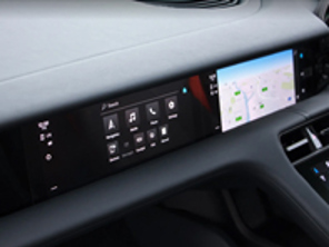 Unidad de visualización y panel de control con 'pantalla táctil'. Porsche Taycan RHD - 9J1919599F, 9J1919599M