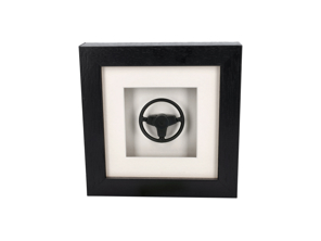 Steering wheel 911 '78-83 Porsche Art - Box framed 1:8 scale - 911347084021AJ, 911347084071AJ, 9113478590070B, 91134708400, 91134708401, 477419091E, 477419091M, 944347084011DB, 944347859041DB