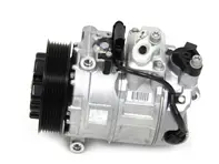 Air con compressor (New). Porsche 958 Cayenne V8 4.8L S / GTS / Turbo - 95812601401, 958126014BX