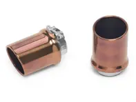 Exhaust bronze tail pipe trim. Porsche 992 GT3 - 9GT251697B, 9GT251697G