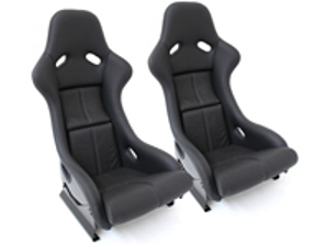 Sedili in stile RennSport, neri. Porsche 964/993 - P964108-S