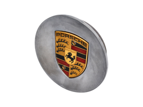 Tapacubos Acabado espejo con escudo dorado para Porsche - 99636130312