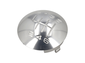 Gear knob insert Alloy engraved for Porsche 987 / 997 - 99742407592, 99742498100 - GI997
