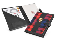 Porsche Classic Dokumentenmappen-Geldbörse – Tartan-Rot. - PCG48091100
