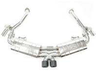 Fabspeed TrackTec Valved Bypass Abgasanlage für Porsche 987.1 Boxster / Cayman 2005-08 (PSE) - 98111192101, 98111192102, 98111192103, 98111192104, 98111192105, 98111192106, 98111192201, 98111192204, 98111192205, 98111192202, 98111192203