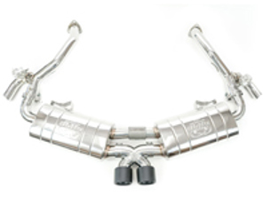 Fabspeed TrackTec Valved Bypass Système d'échappement pour Porsche 987.1 Boxster / Cayman 2005-08 (PSE) - 98111192101, 98111192102, 98111192103, 98111192104, 98111192105, 98111192106, 98111192201, 98111192204, 98111192205, 98111192202, 98111192203