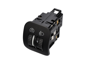 Potentiometer-Dimmschalter, Mattschwarz. Porsche 9PA1 Cayenne 2007-10 - 955613230106N3, 95561323010