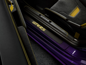 Garnitures de seuils latéraux en fibre de carbone, éclairées. Porsche 982 Cayman GT4 RS - 98104480038