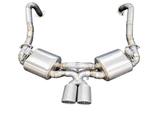 带阀门的钛合金后排气管。保时捷 981 Boxster / Cayman - 98111122101, 98111122102, 98111123100, 98111123101, 98111132100, 98111132101, 98111142100, 98111142101, 98111143101, 98111122202, 98111123200, 98111123201, 98111132200, 98111132201, 98111142200, 98111142201 - 9M8111192107KIT