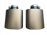 Exhaust tail pipe titanium. Porsche 9YB Cayenne turbo E-Hybrid GT Coupe - 9Y3253824B, 9Y3253823B